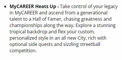 Pre-order description of NBA 2K24