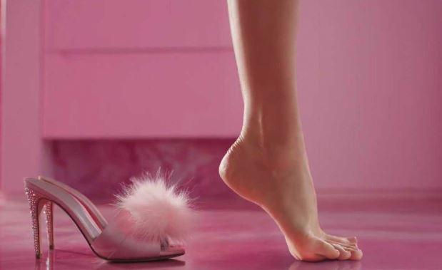 Barbie's iconic feet