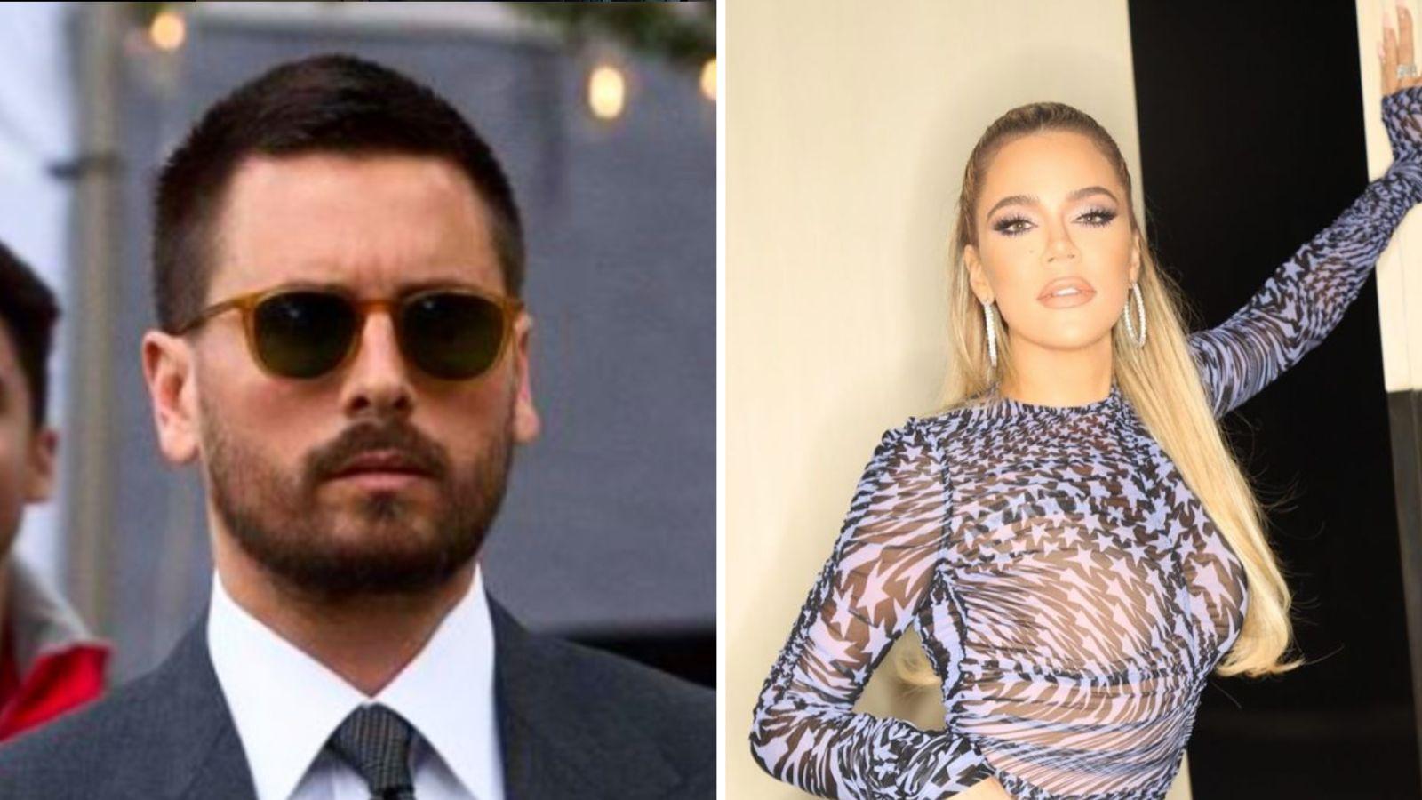 Scott Disick and Khloe Kardashian Instagram side by side