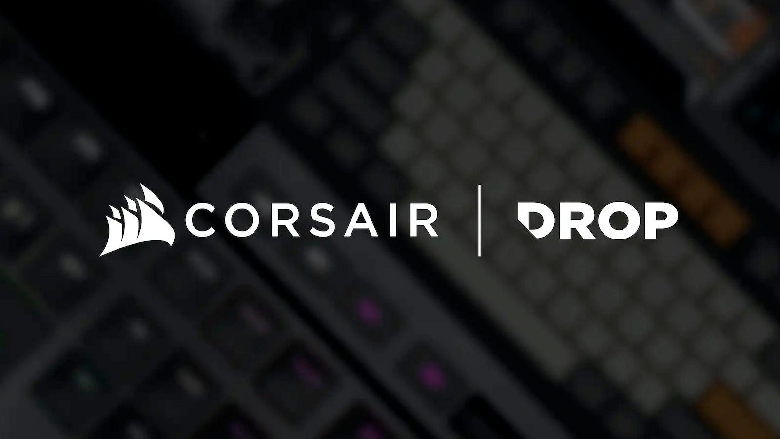 Corsair and Drop logos