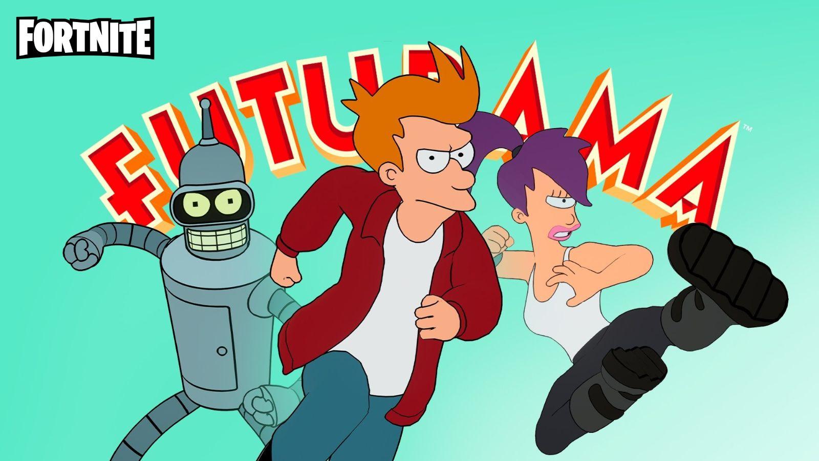 Fortnite x Futurama skins