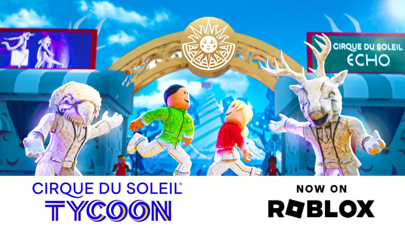 Cirque Du Soleil event in Roblox