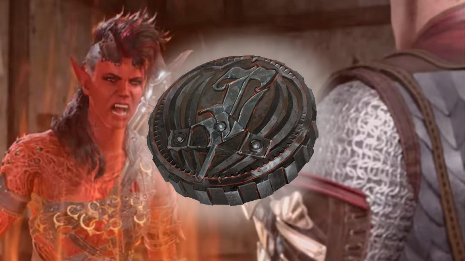 Angry Karlach and a Soul Coin in Baldur's Gate 3