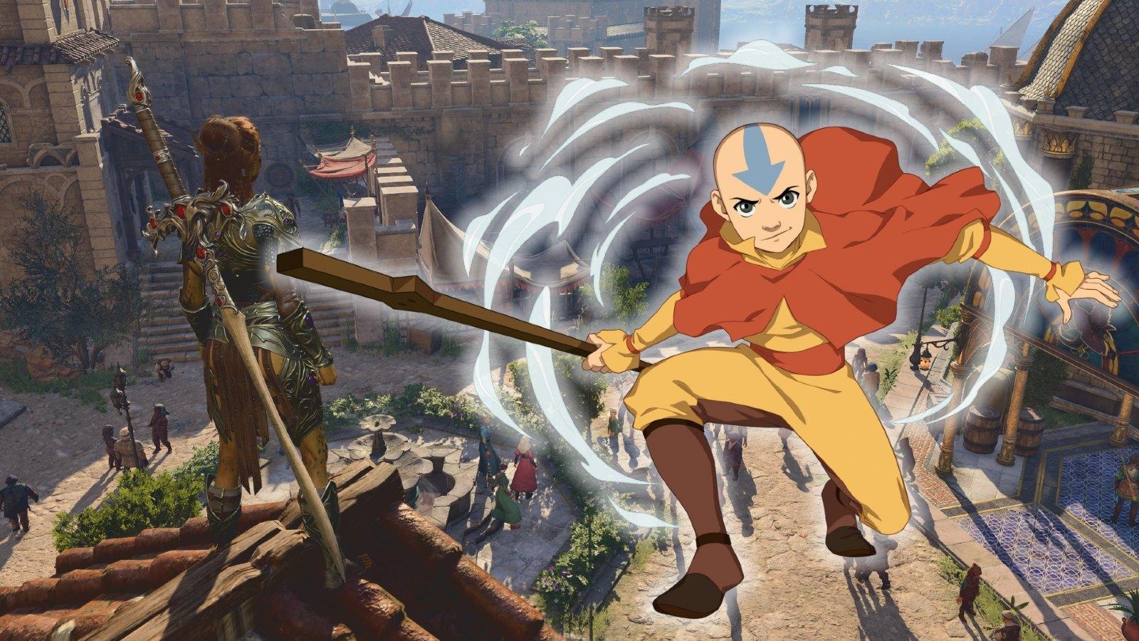 baldurs gate 3 avatar aang