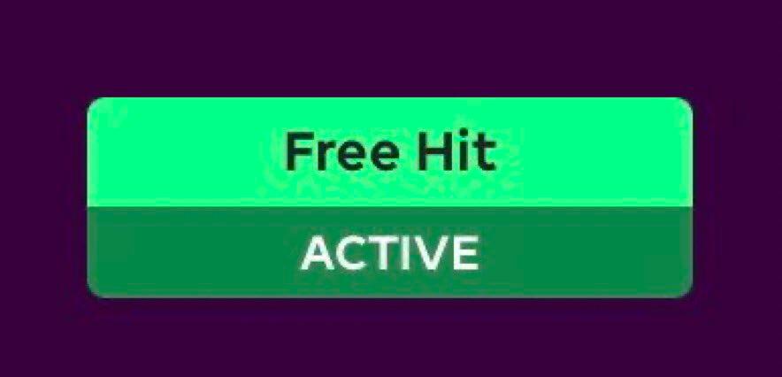 Free Hit active in Fantasy Premier League