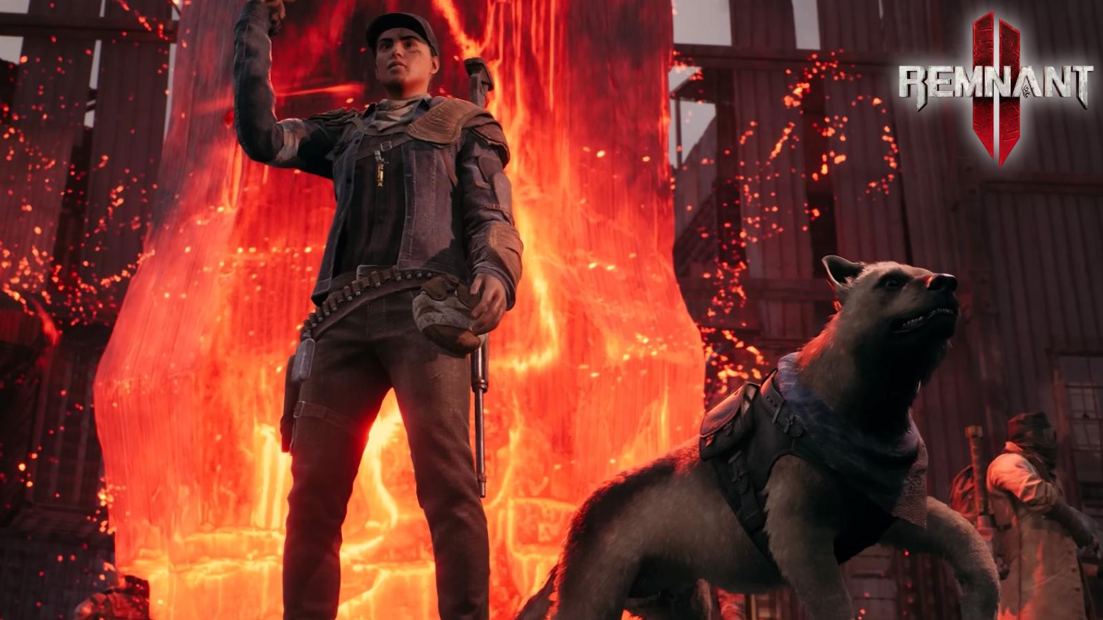 an image of a Handler with its Dog in Remnant 2