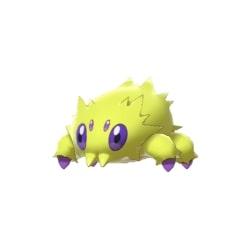 The Shiny version of Pokemon Joltik