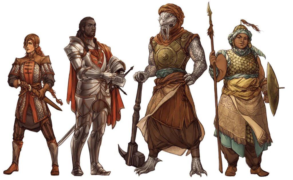 D&D Multiclass - A balanced party of adventurers