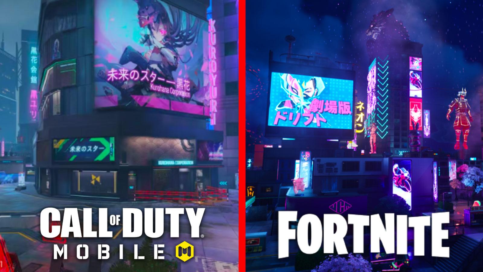 COD Mobile Fortnite Mega City