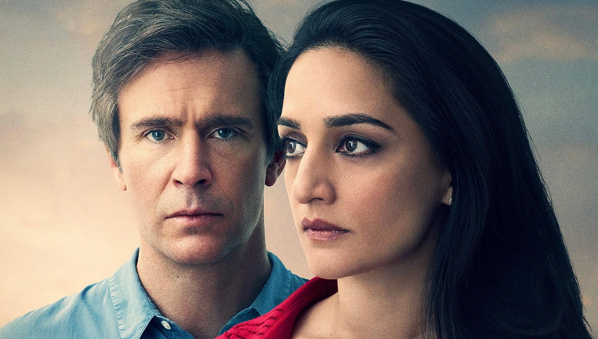 Jack Davenport and Archie Panjabi in Next of Kin.