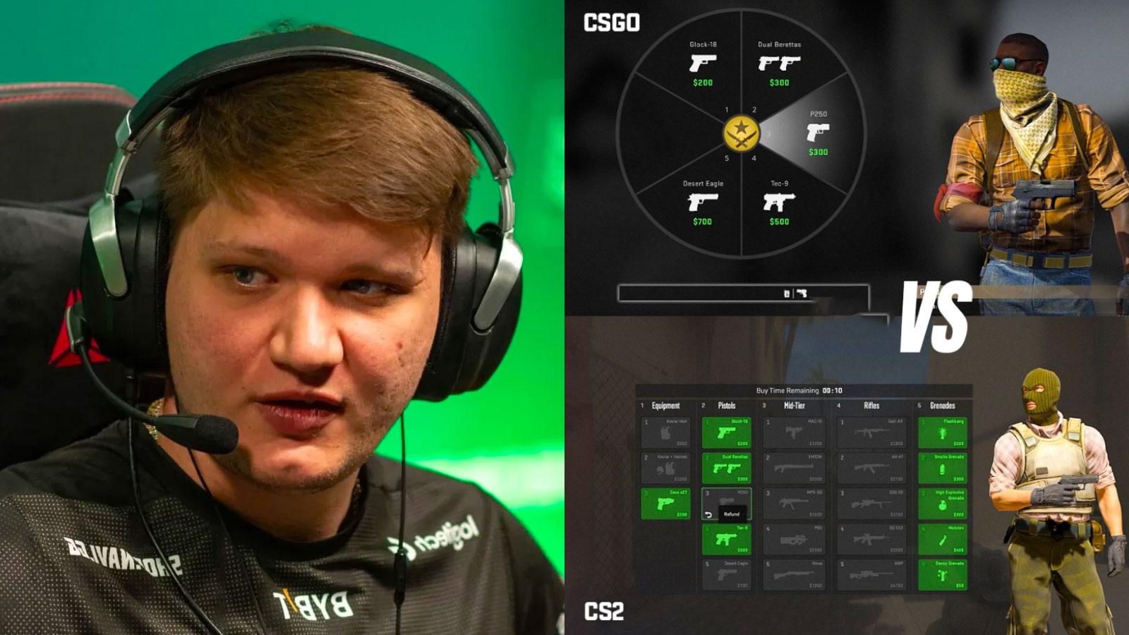 s1mple Counter-Strike 2 buy menu