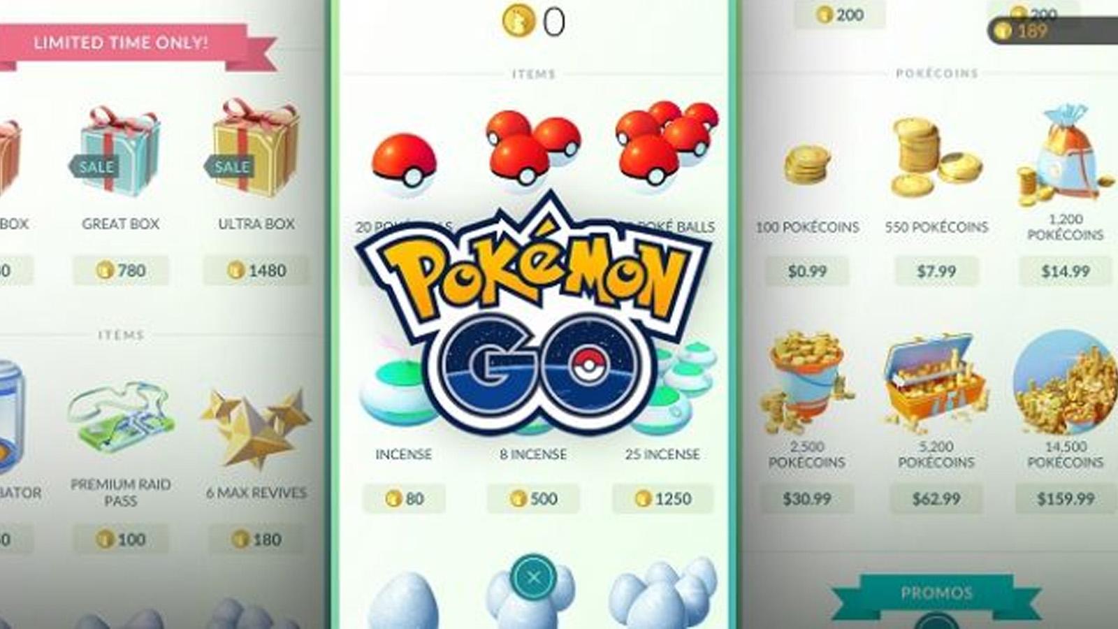 Pokemon Go shop