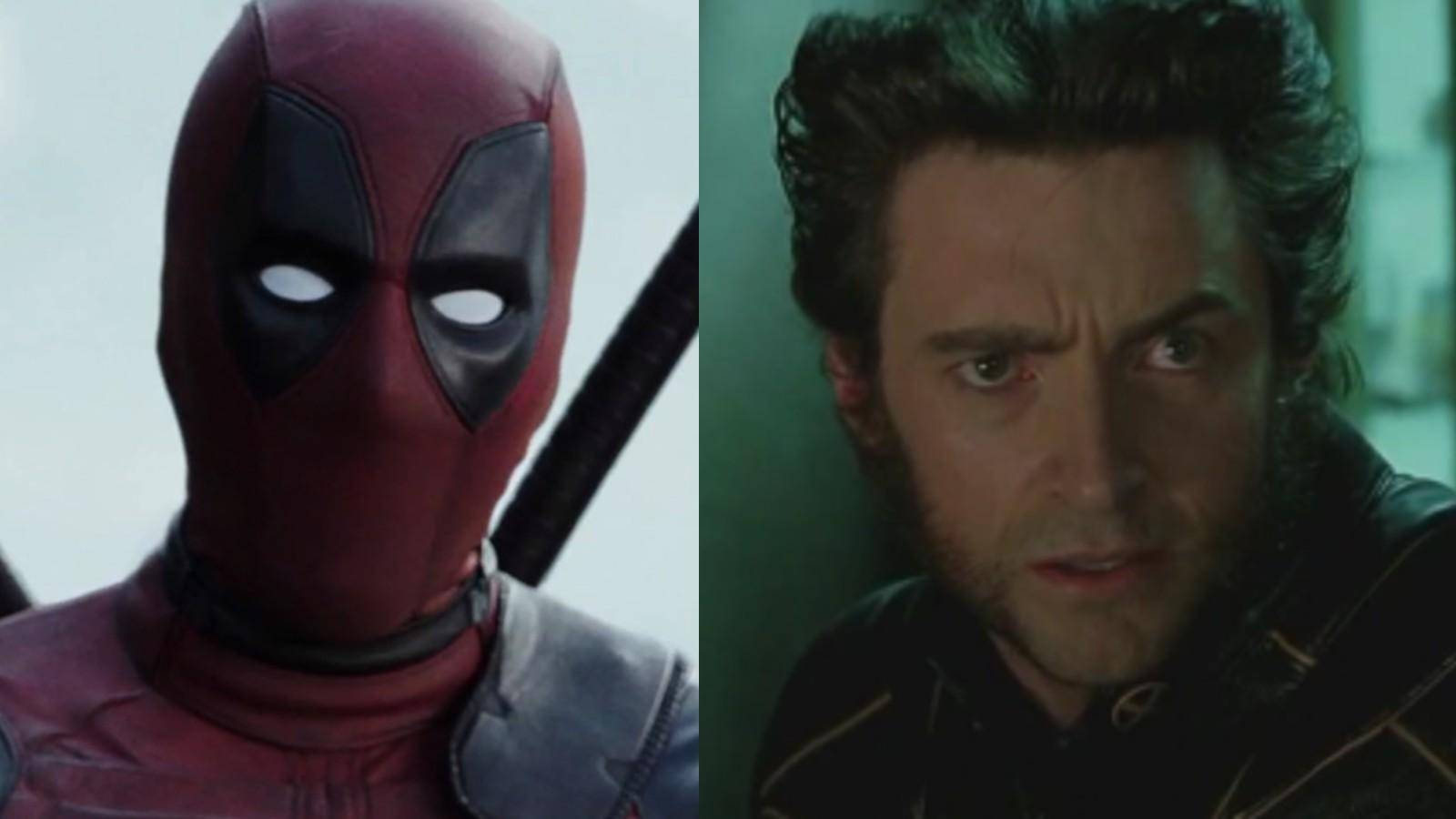 Ryan Reynolds as Deadpool and Hugh Jackman as Wolverine