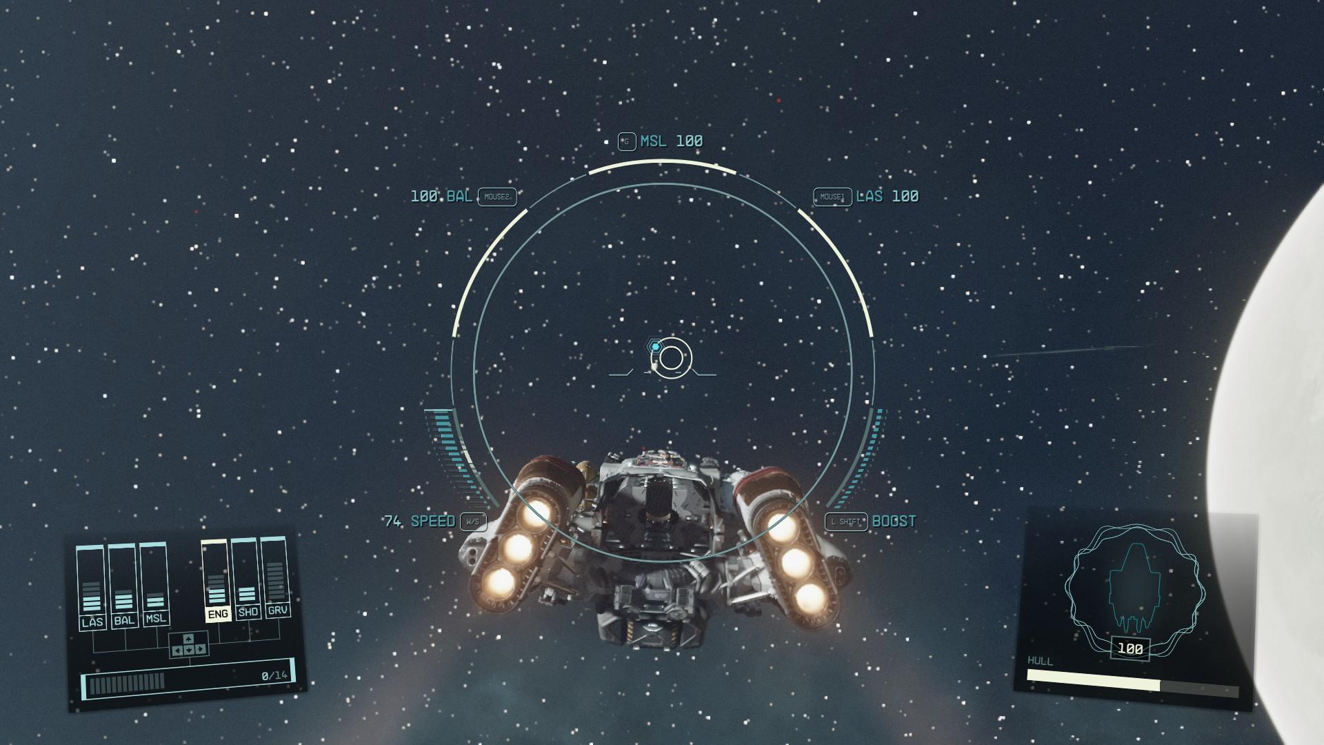 A screenshot from the game Starfield