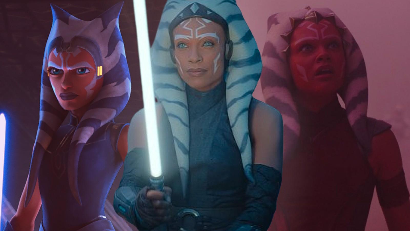 Ahsoka Tano in several Star Wars shows