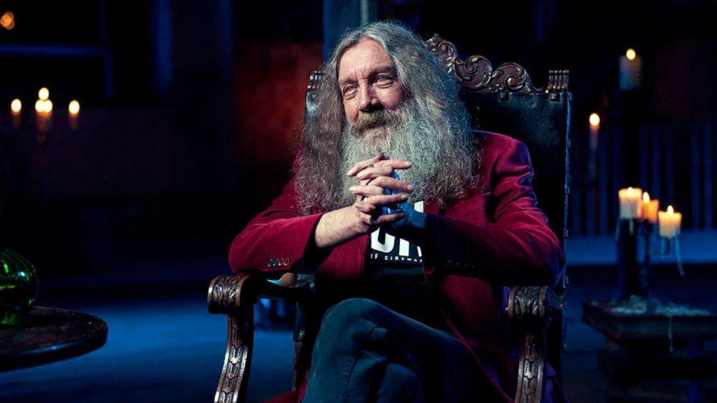 Still from Alan Moore's BBC Maestro series on storytelling