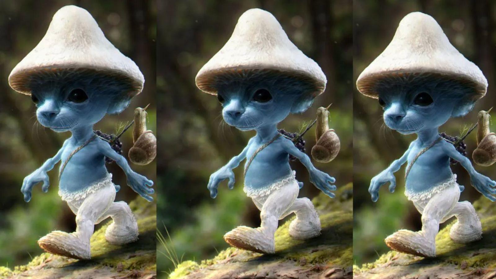 Cat Smurf tiktok