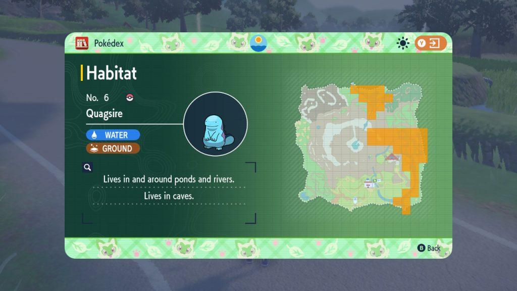 quagsire location pokemon scarlet violet