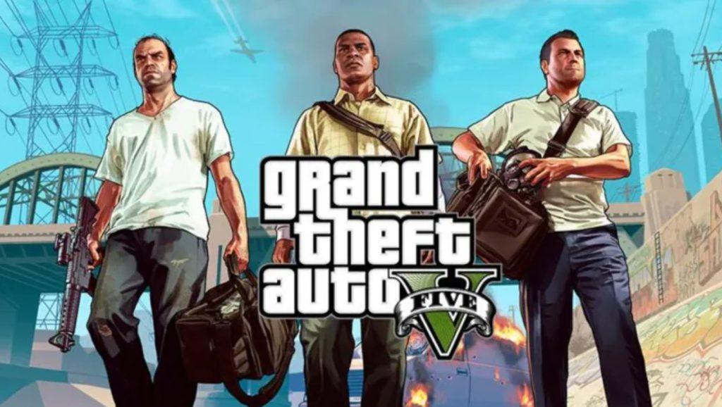 GTA 5 splash art