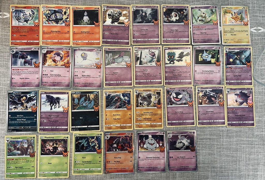 pokemon Trick or Trade card list 2023