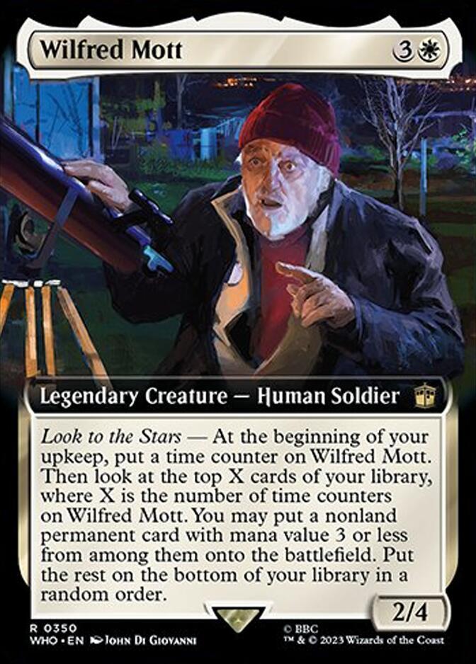 MTG Doctor Who Timey Wimey Deck Wilf