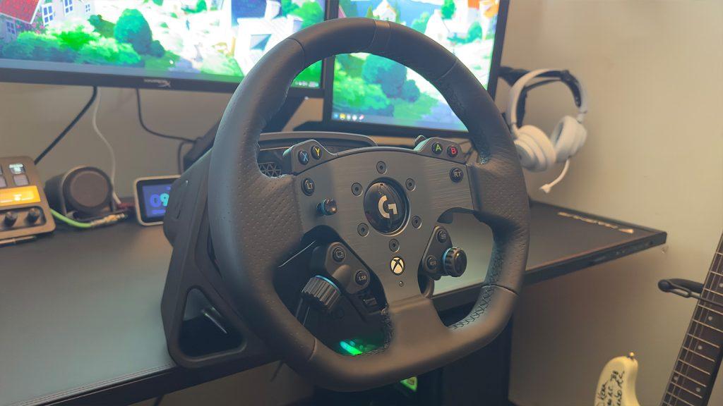 Logitech Pro Wheel Attached