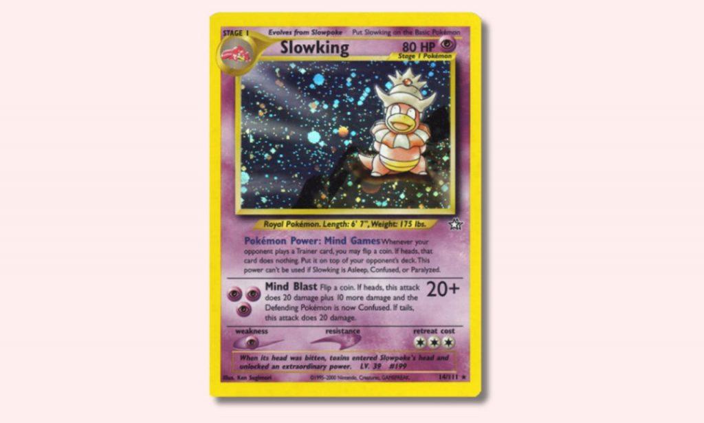 Neo Slowking Pokemon card.