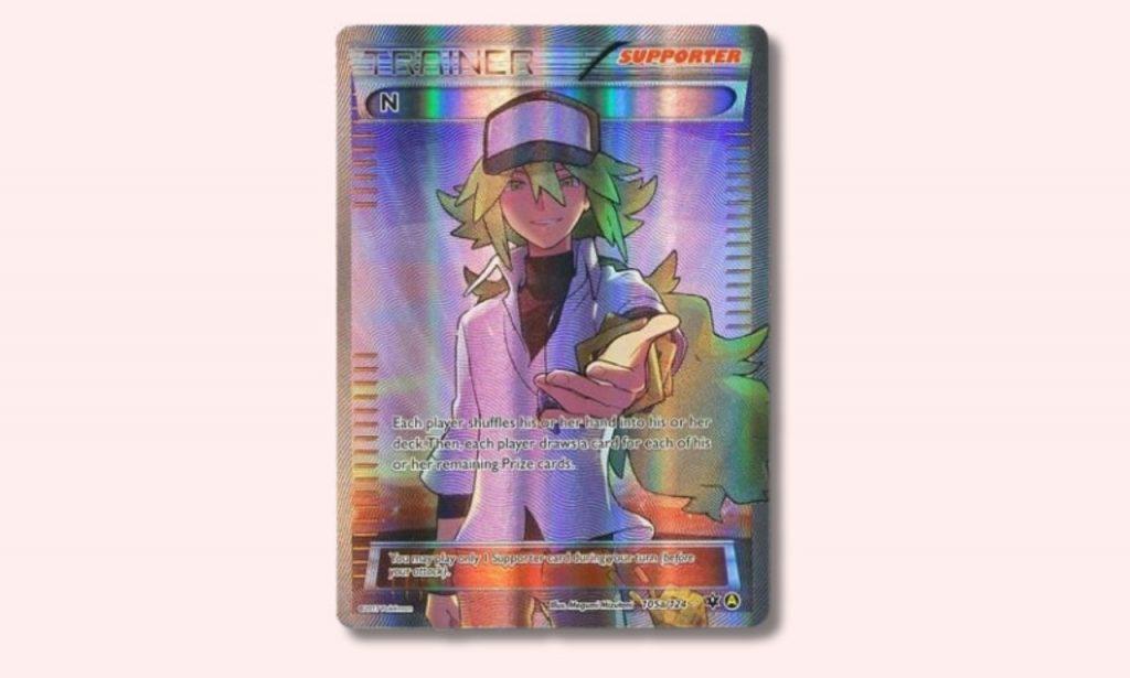 N Pokemon card.