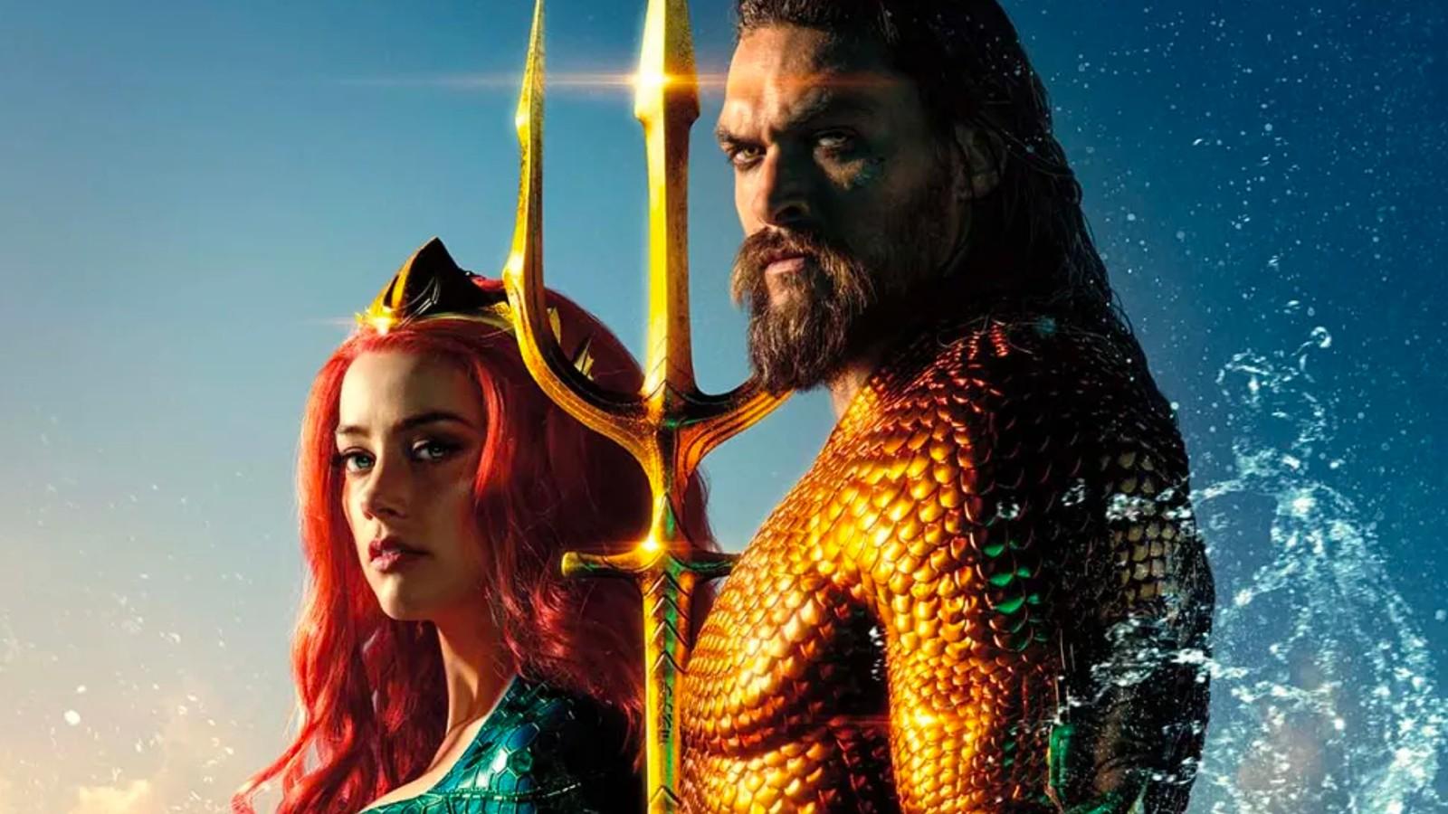 Jason Momoa and Amber Heard in Aquaman