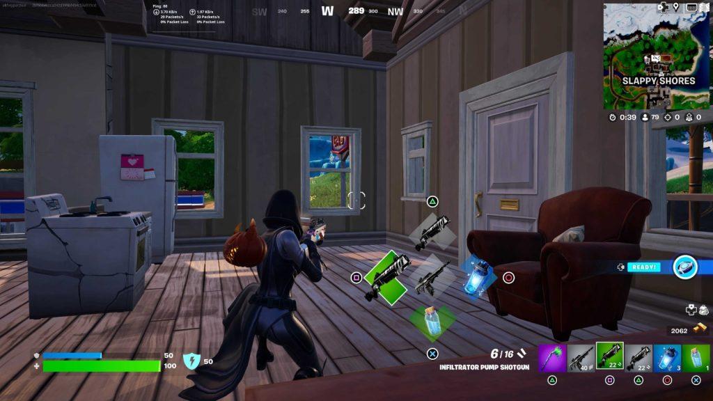 Quick Weapon pop up diamond Fortnite