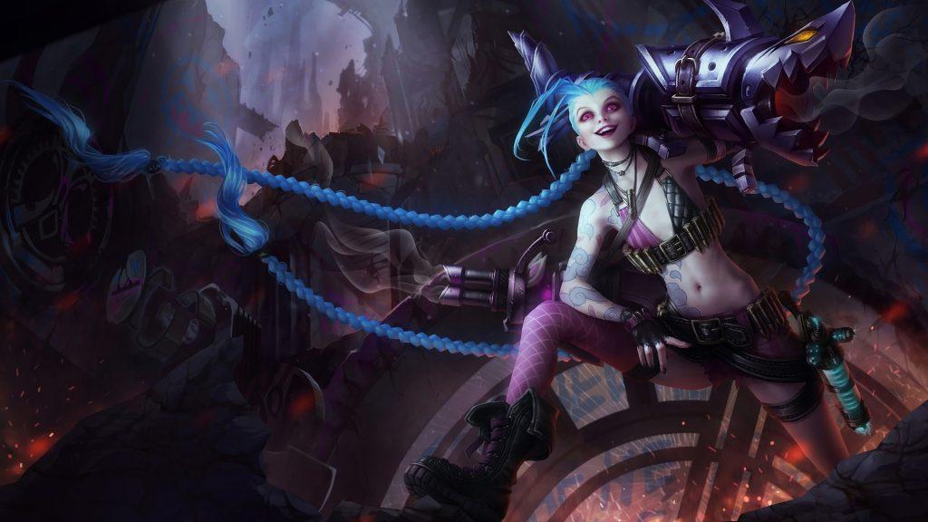 Jinx Splash Art League of Legends