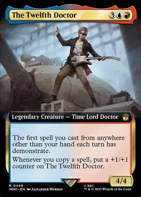 Twelfth Doctor on a tank card