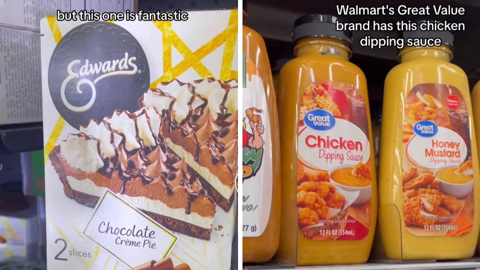 tiktoker shared popular food dupes at walmart