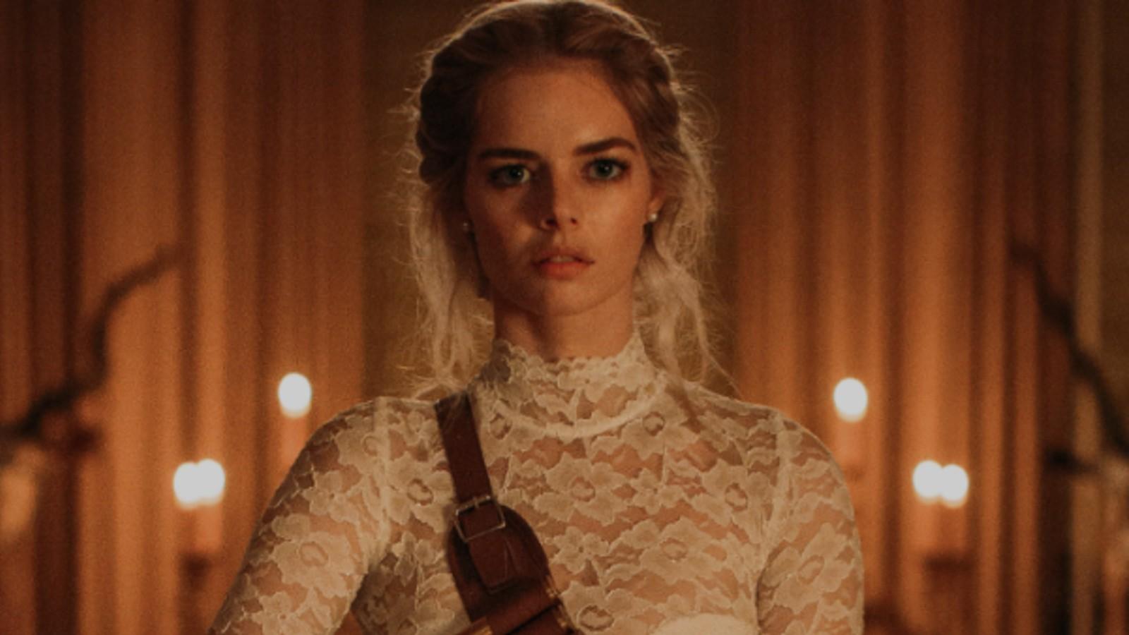 Samara Weaving as Grace Le Domas in Ready or Not