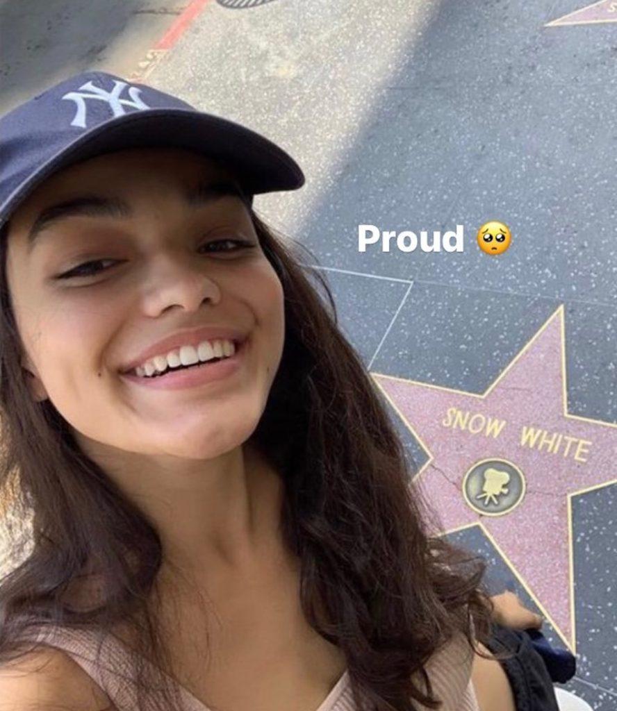 Rachel Zegler on the Hollywood Walk of Fame