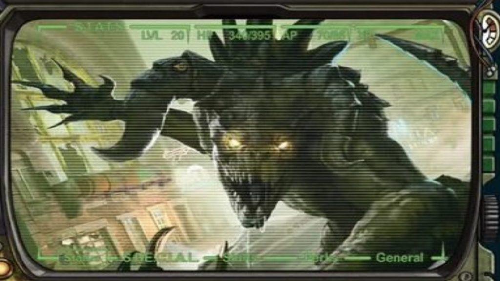 MTG Fallout header Deathclaw