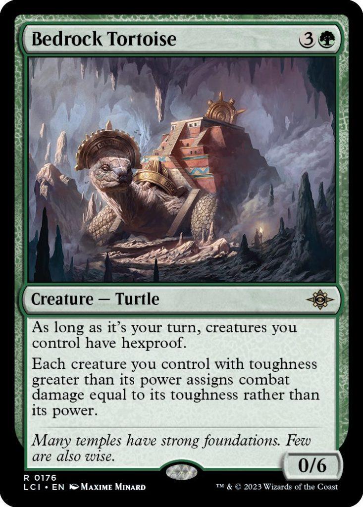 MTG Ixalan card - bedrock Tortoise