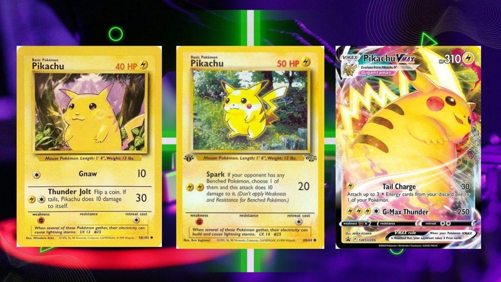 Pikachu base set to Pikachu Gigantamax