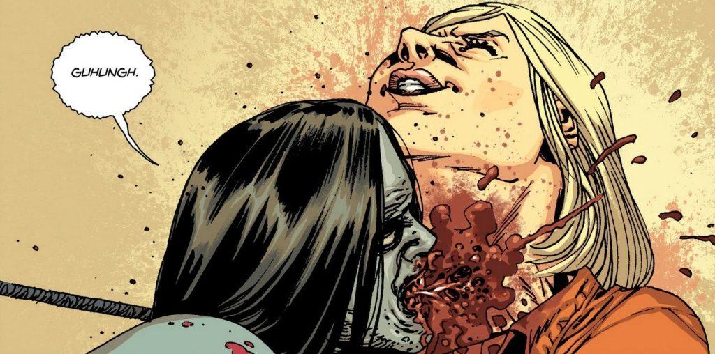 carol death walking dead comics