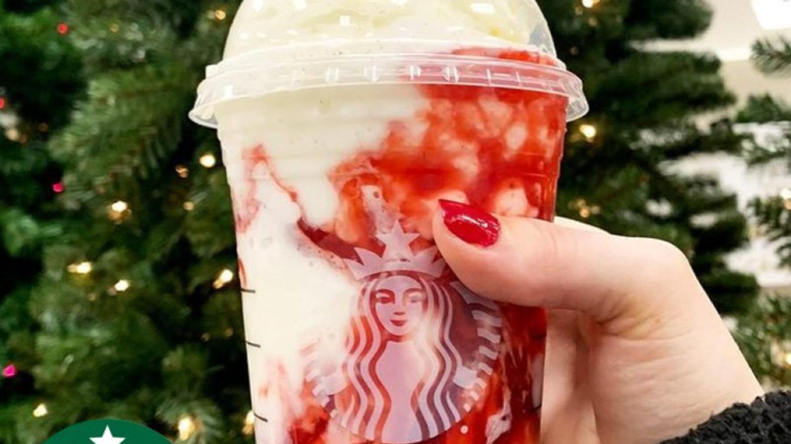 starbucks santa claus frappucino