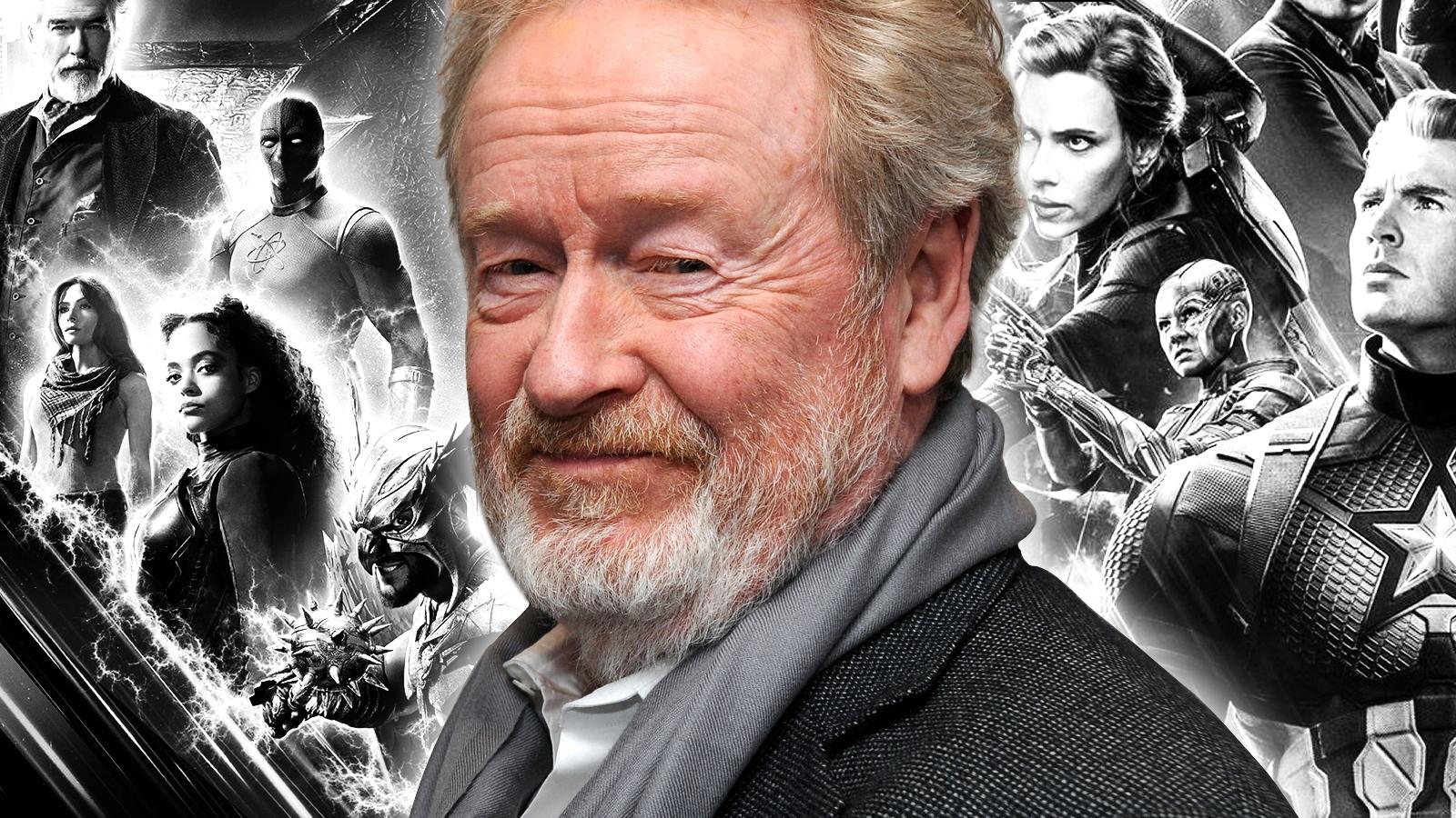 Ridley Scott and DC Studios and Marvel Studios superheroes