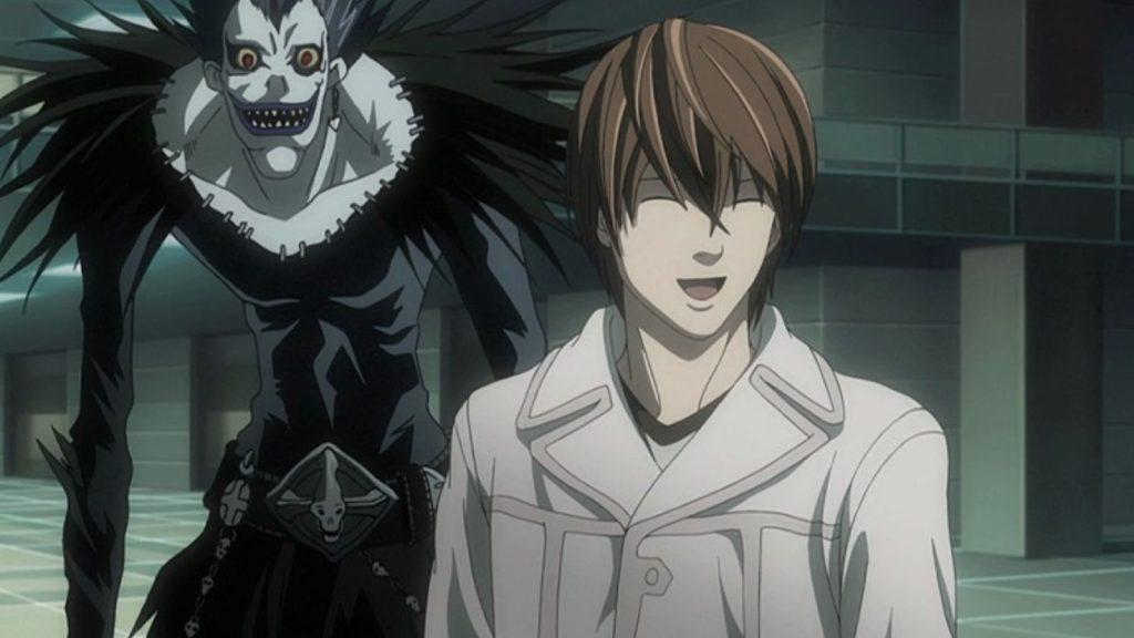 Ryuk and Light from Death Note