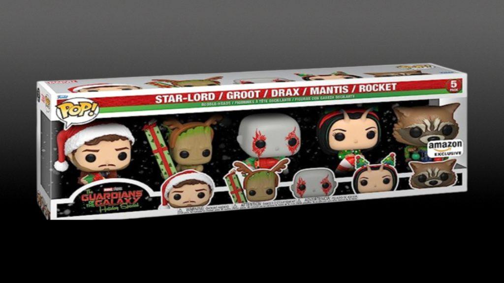 Funko Pop! Marvel Holiday: Guardians of The Galaxy 5 Pack, Amazon Exclusive