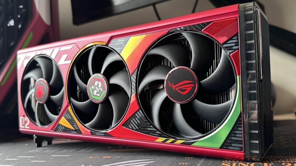 ROG 4090 EVA 02 edition fans