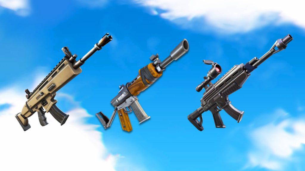 Fortnite OG Assault Rifles for Chapter 1 Season 1.