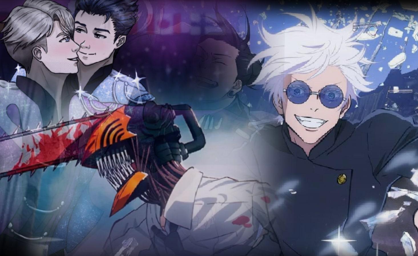 Yuri On Ice, Jujutsu Kaisen and Chainsaw Man