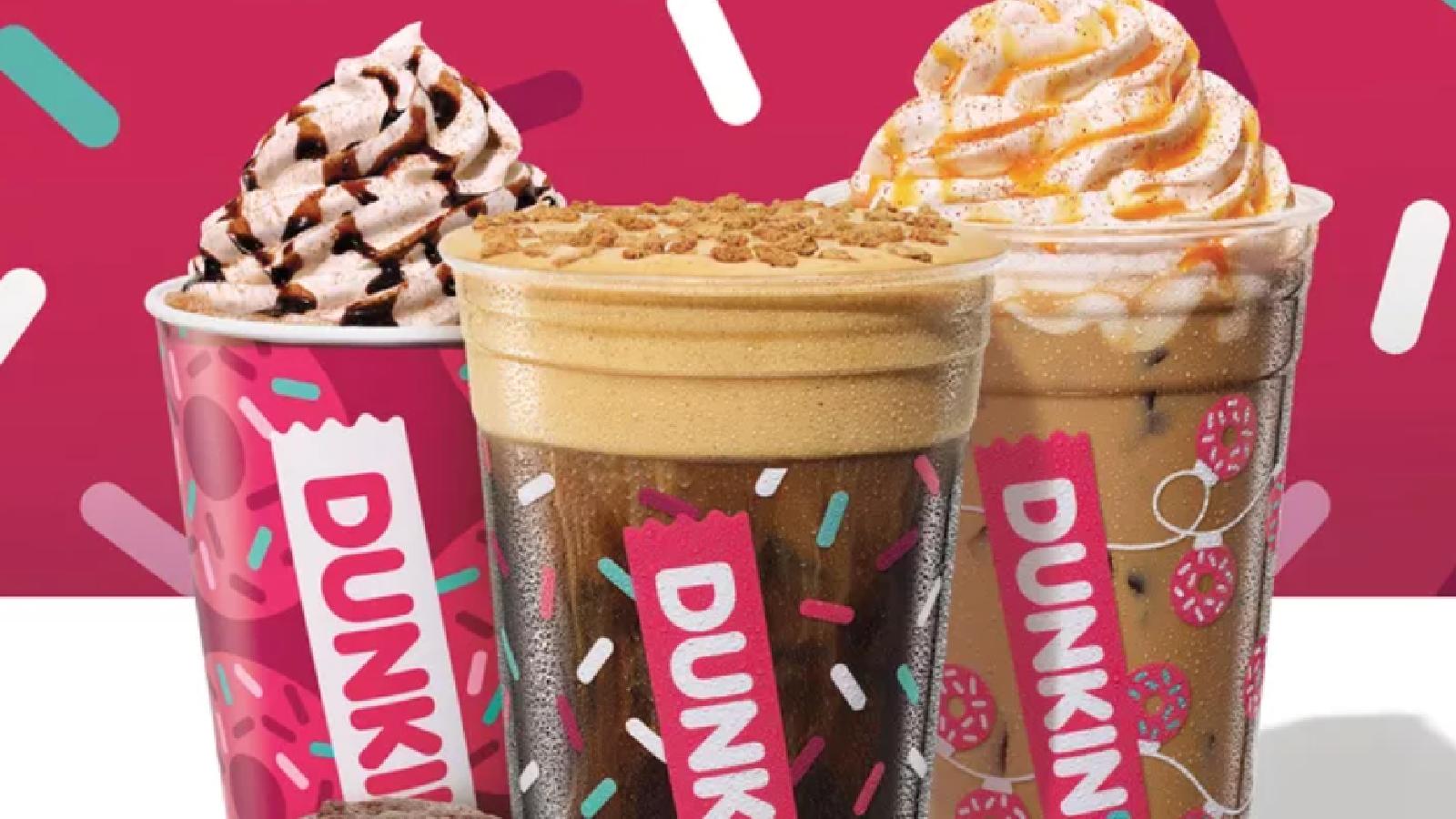 Dunkin Donuts Christmas drinks