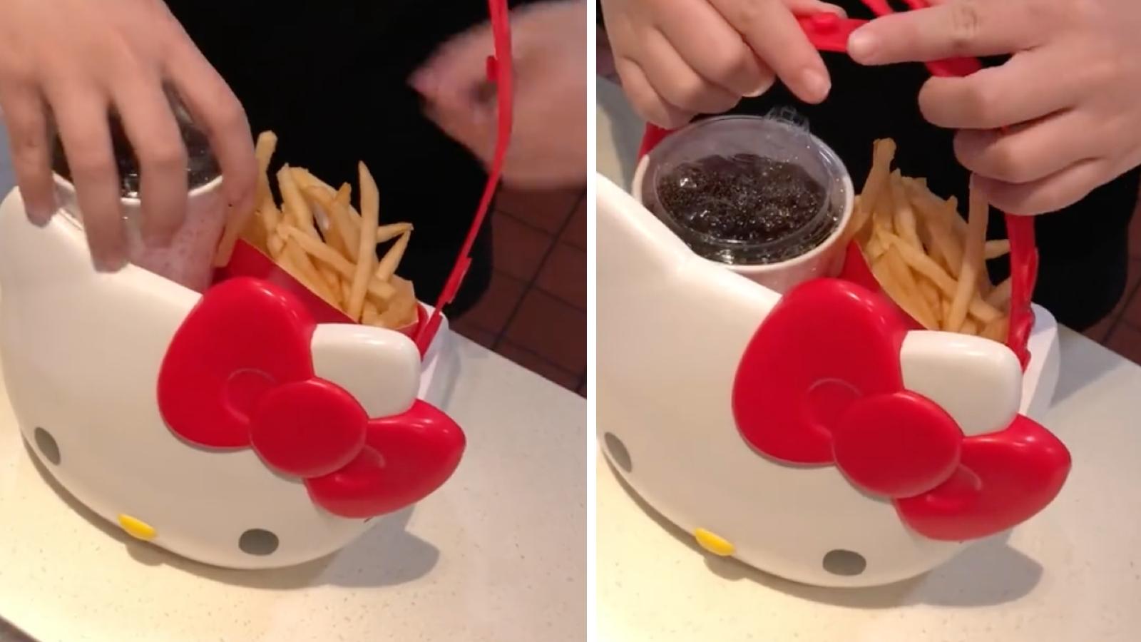 Hello Kitty McDonald's basket