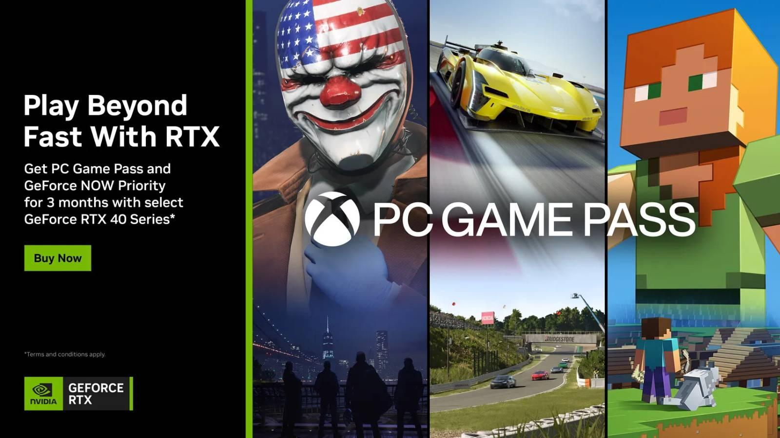 Nvidia Gamepass bundle