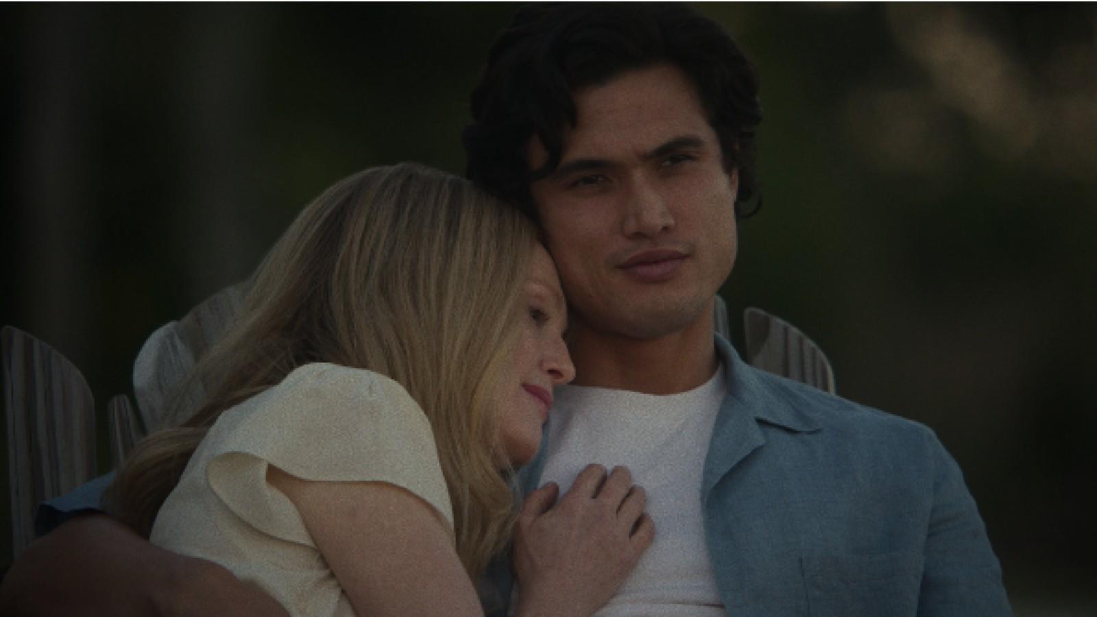 Julianne Moore and Charles Melton in May December